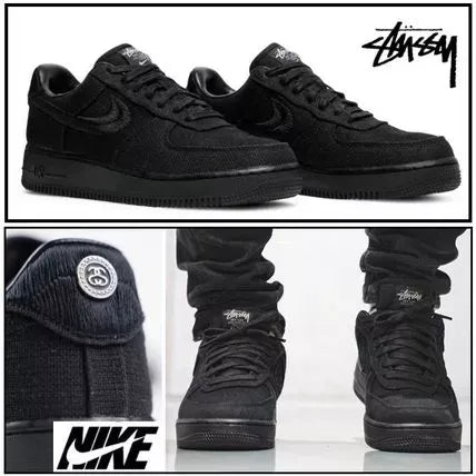 NIKE×STUSSY 】STUSSY × NIKE AIR FORCE 1 LOW "TRIPLE BLACK" - 画像 (11)