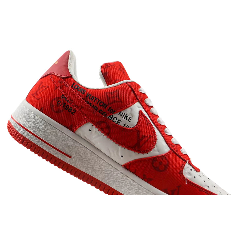【NIKE X LOUIS VUITTON】ナイキ x ルイスヴィトン エア フォース 1 レッド - 画像 (4)
