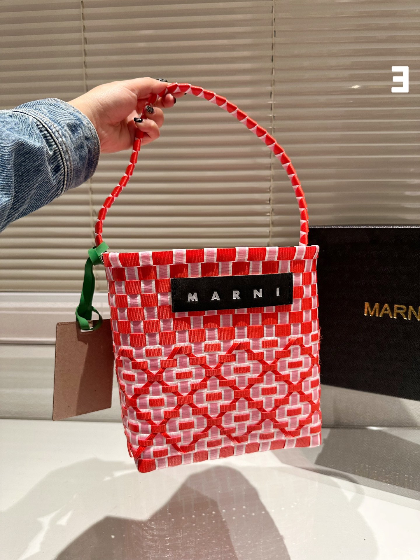 【新作!!】大人気★MARNI MARKET★ POD BUCKET BAG