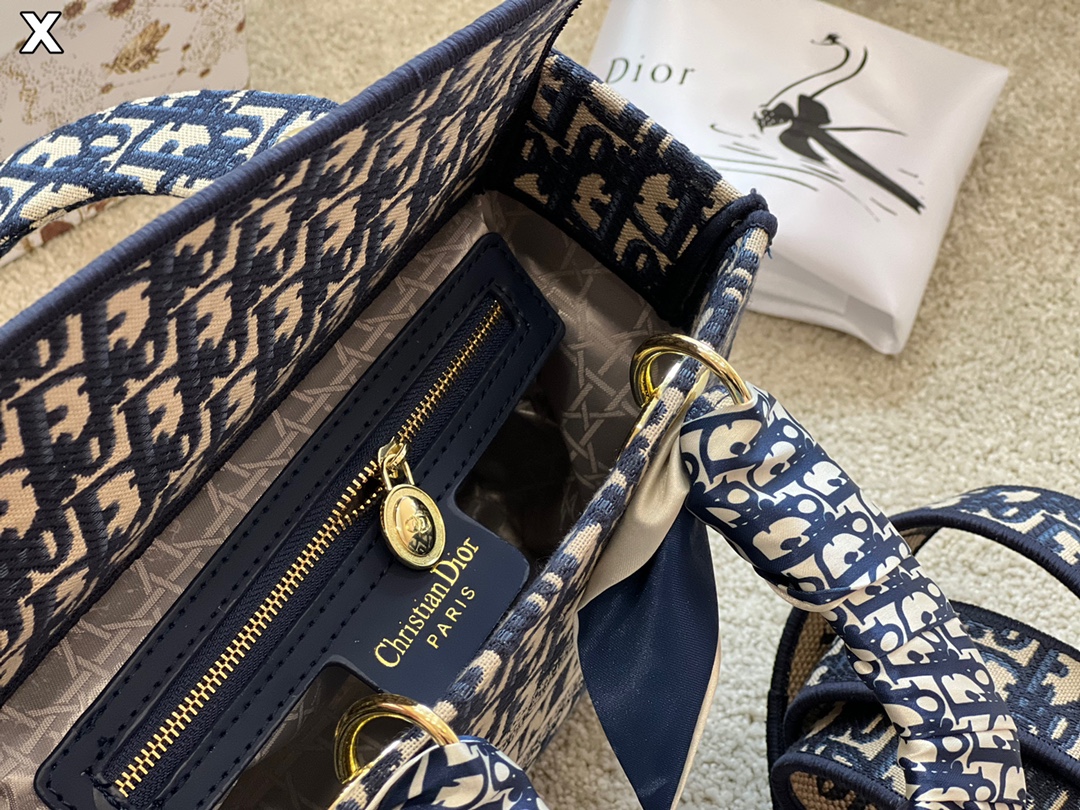 Diorディオールダイアモンドバッグ 21秋冬新作高級立体刺繍 - 画像 (7)