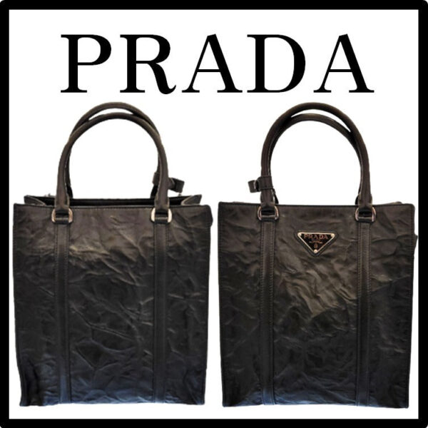 ★PRADA★ナッパ レザー ミニ トート ショルダーパック