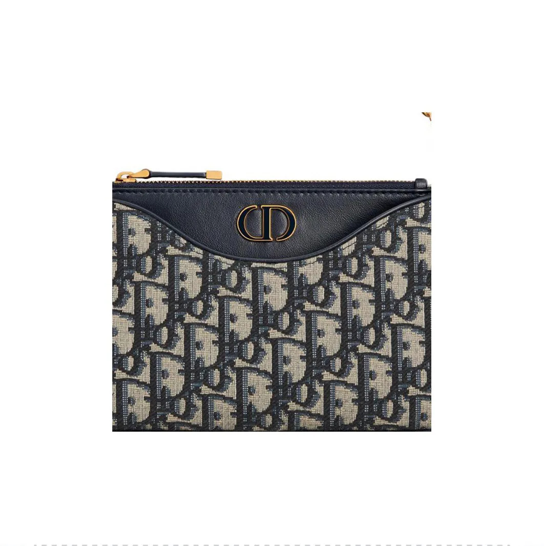 【23年新作】 DIOR 30 MONTAIGNEAVENUE CDロゴHOBOパッケージ ワンショルダー斜め掛けバッグブルー - 画像 (7)