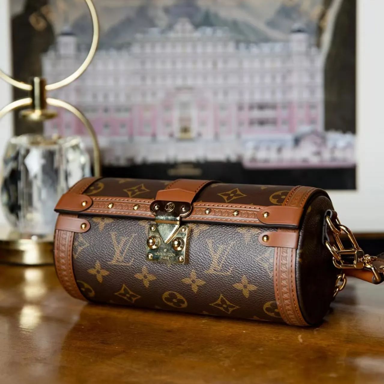 【LOUIS VUITTON】《シルエットが可愛い》Louis Vuitton バッグ パピヨントランク - 画像 (6)