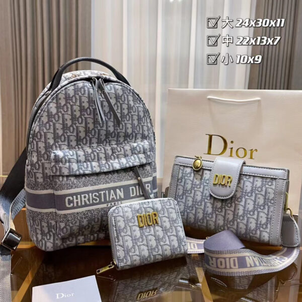 DIOR#新作Dio 高品質のトレンディなバックパックと財布 クロスボディバッグ