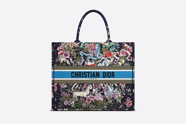 DIOR BOOK TOTE バッグ D-Constellation エンブロイダリー (42 x 35 x 18.5 cm)