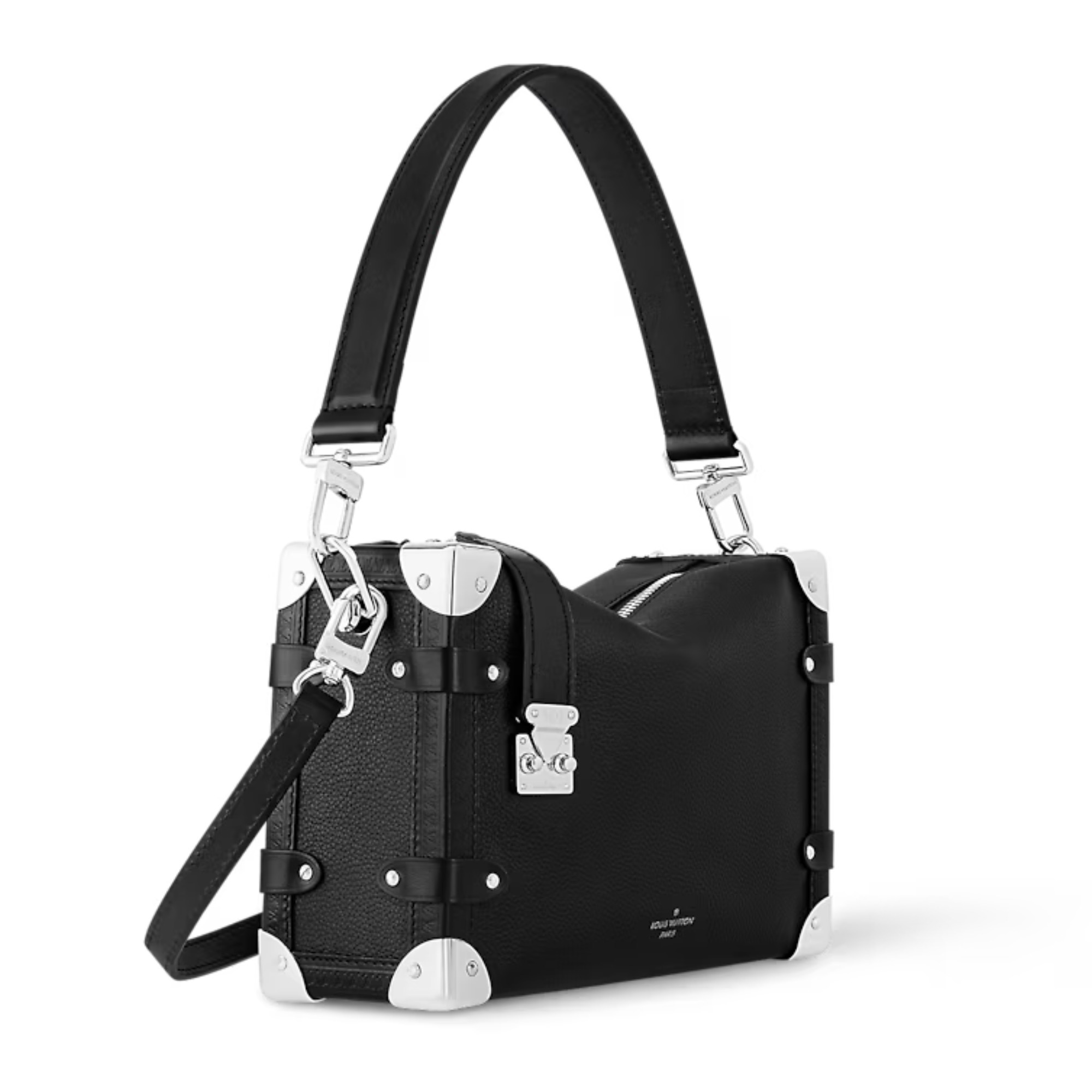 【LOUIS VUITTON】 グレインカーフレザー サイドトランク MM M25160 - 画像 (3)