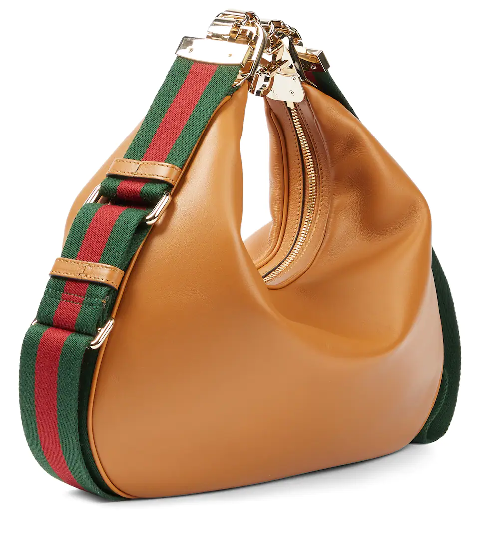 新品ラック GUCCI Attache Lサイズレザーショルダーバッグ - 画像 (4)