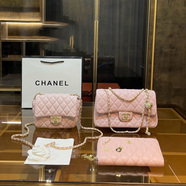 定番人気♪ ミニ マトラッセ【CHANEL】Mini Flap Bag3点セット お得