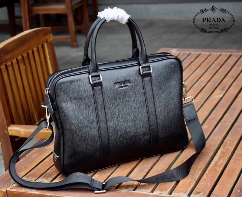 【 PRADA 公式旗艦店】プラダ ブリーフケース 当日出荷 好評に付き再入荷!39*30*6CM