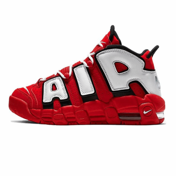 NIKE ナイキ AIR MORE UPTEMPO GS 'HOOP PACK' エア モア アップテンポ キッズモデル "フープ パック" キッズ レディース スニーカー UNIVERSITY RED/BLACK-SUMMIT WHITE-WHITE ユニバーシティレッド/ブラック-サミットホワイト-ホワイト【限定モデル】