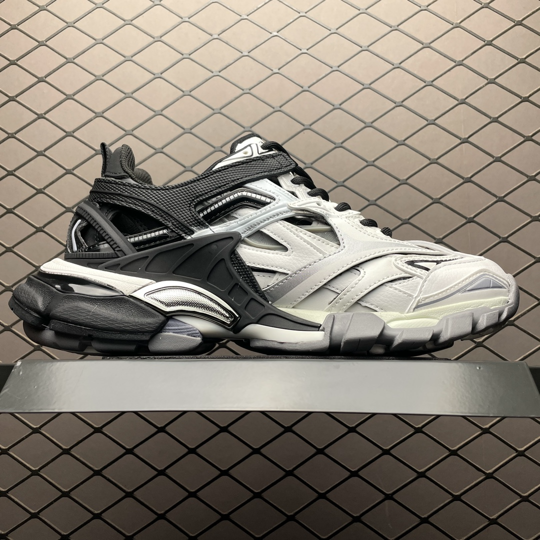 Balenciaga Track.2 Trainer Black White(568614W2GN31090) - 画像 (3)
