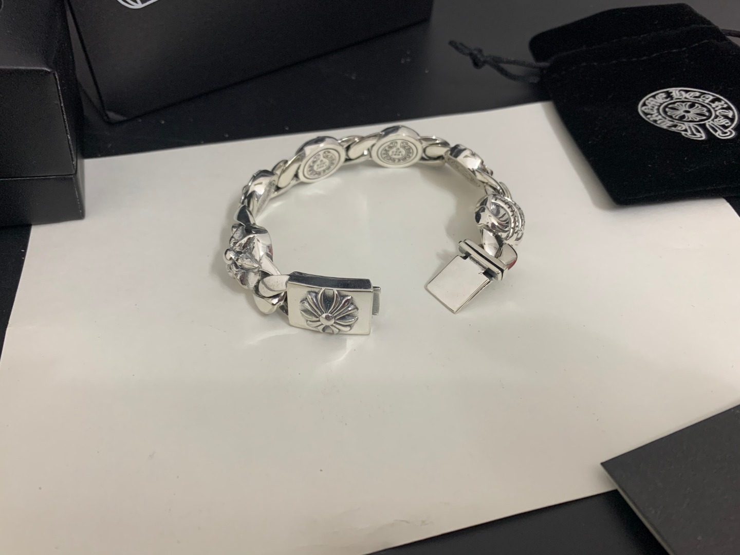 【 CHROME HEARTS 】ブレスレット、ファッションシンプルなスタイル - 画像 (4)