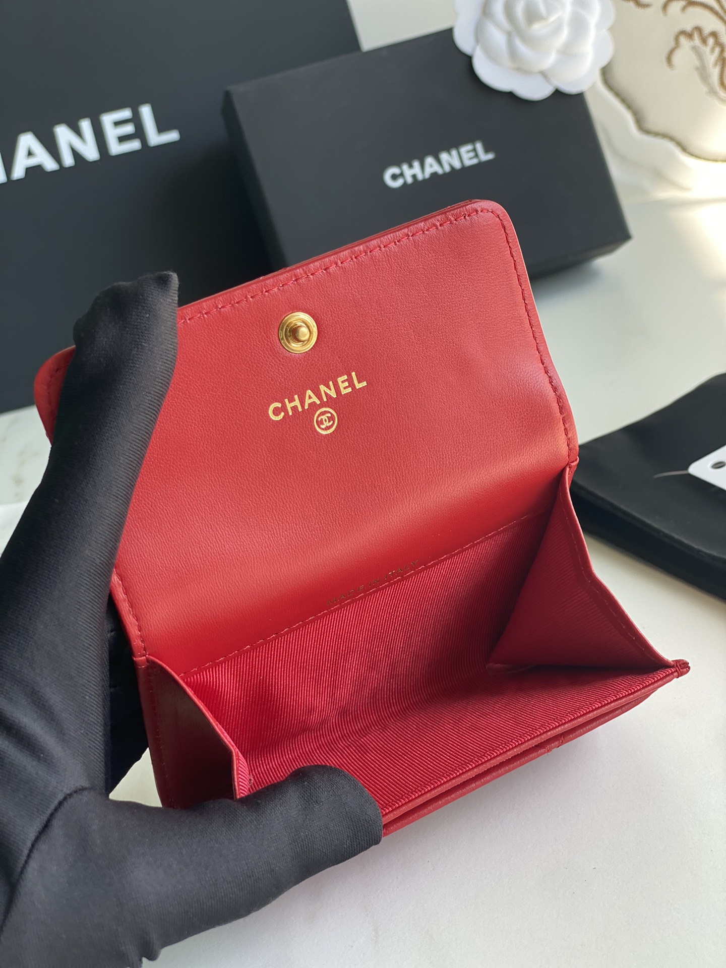 CHANEL 19 FLAP CARD HOLDER AP1790 - 画像 (13)