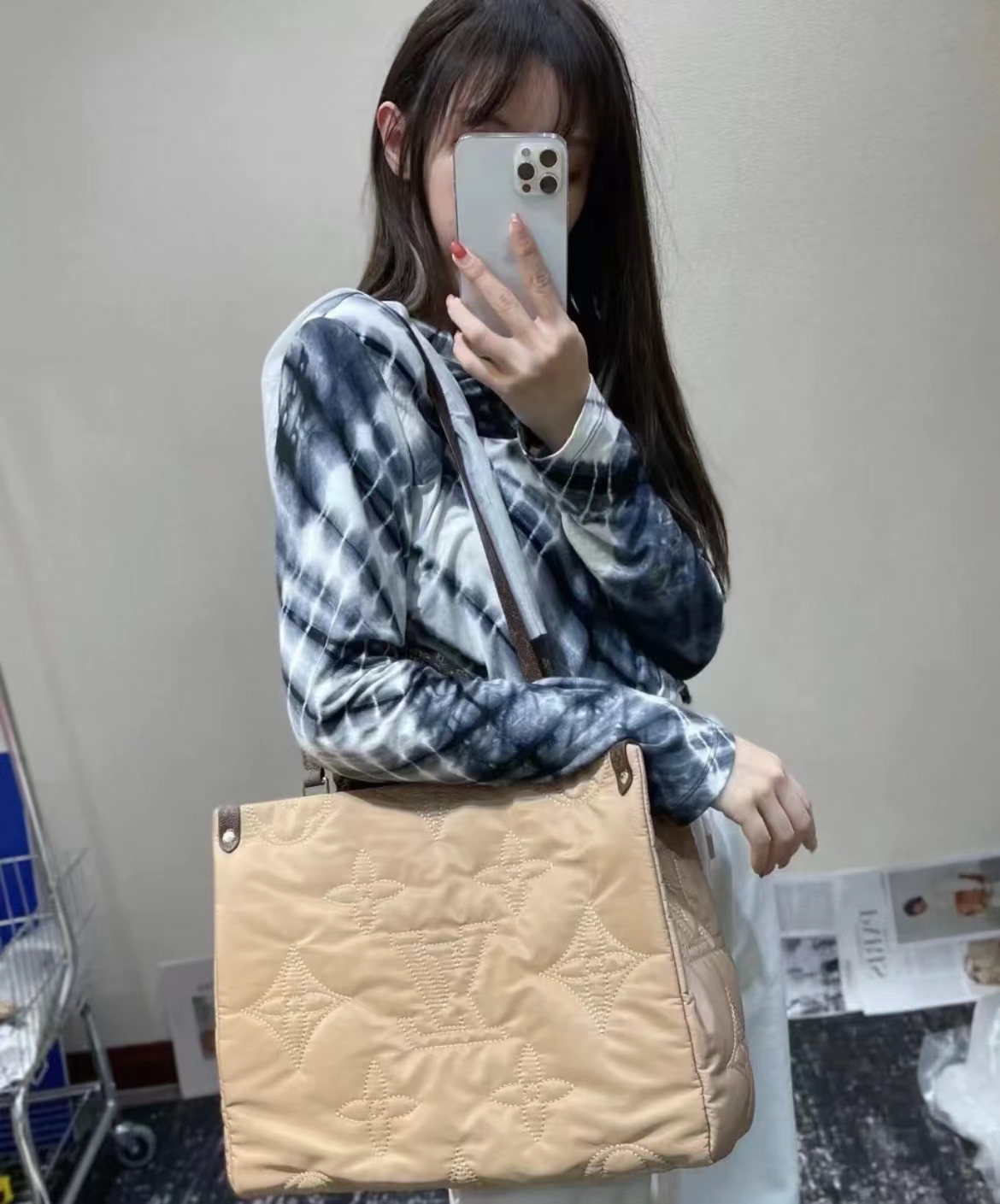 LV 柔らかなコットン素材のトートバッグ【50%オフ+送料無料】 - 画像 (7)