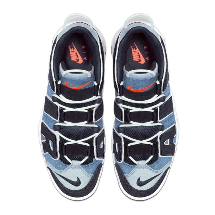 NIKE ナイキ AIR MORE UPTEMPO 96 'DENIM' エア モア アップテンポ "デニム" メンズ スニーカー WHITE/OBSIDIAN/TOTAL ORANGE ホワイト/オブシディアン/トータルオレンジ【限定モデル】 - 画像 (6)