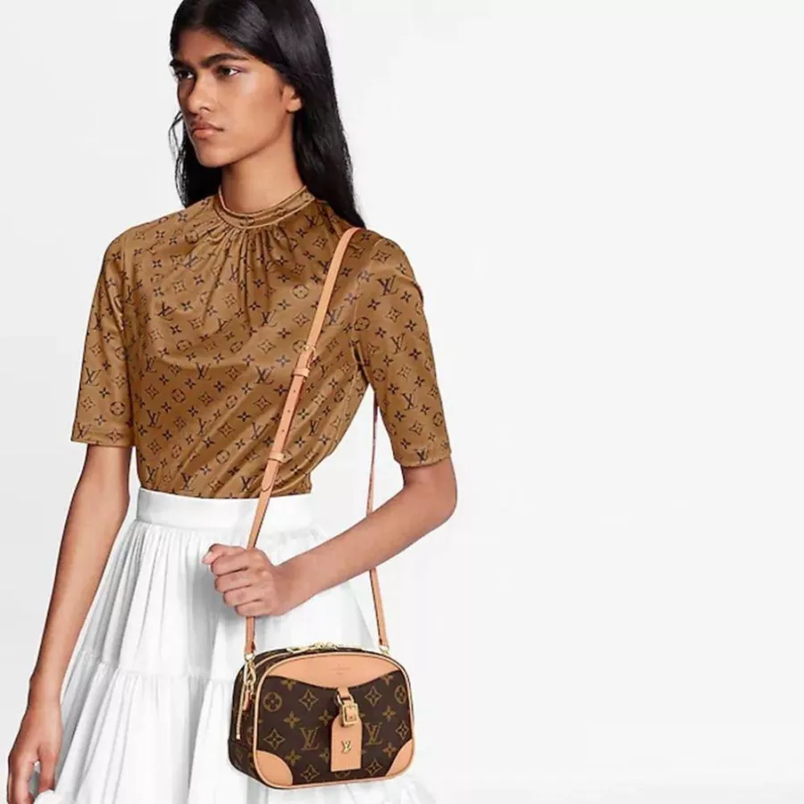 LVルイヴィトンDEAUVILLEミニカメラバッグ - 画像 (7)