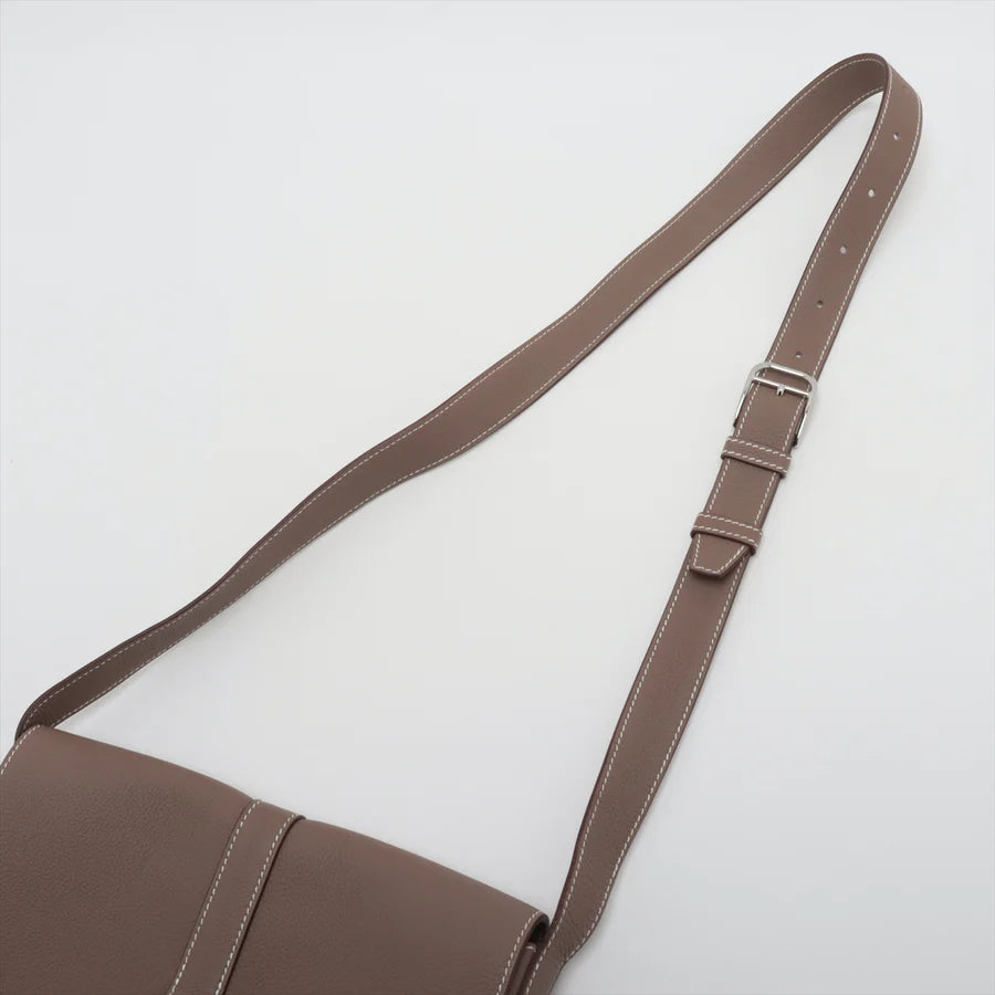 エルメス スティーブ ライト ジュニア トゴ エトゥープ シルバー金具 - 画像 (4)