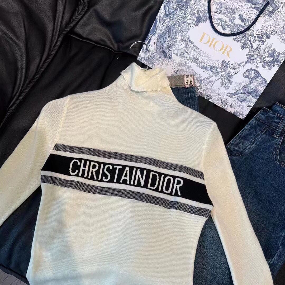 DIORスリムフィットのストレッチタートルネックニット - 画像 (8)