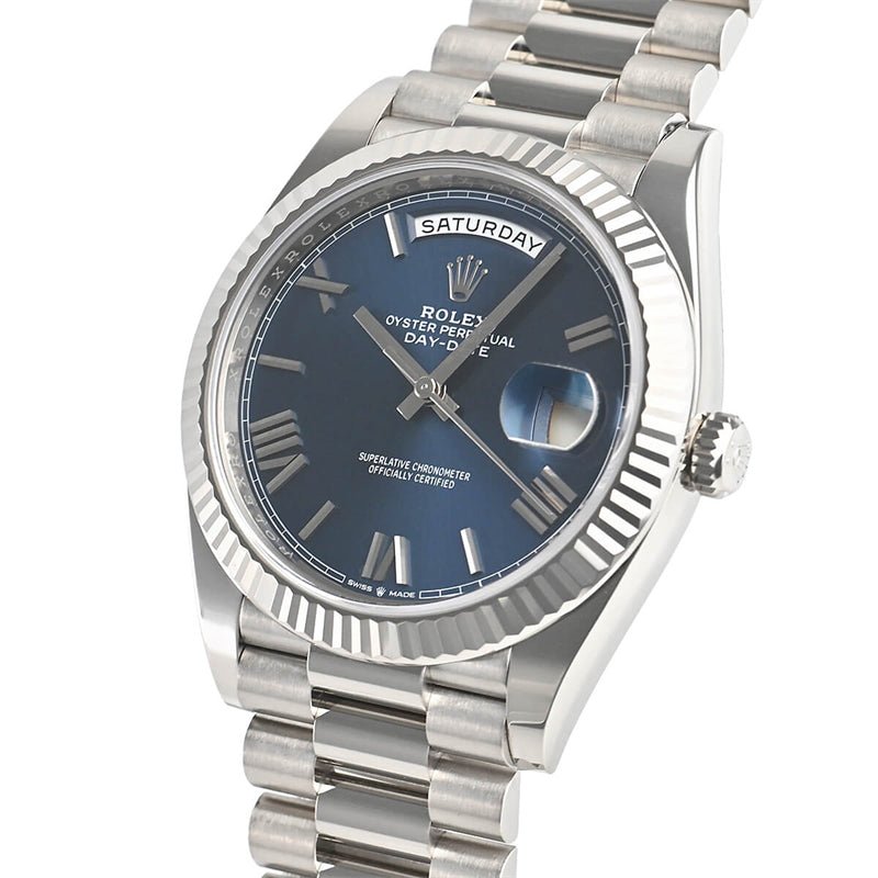 ロレックス デイデイト40 228239 ブルー文字盤 - 画像 (2)