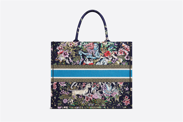 DIOR BOOK TOTE バッグ D-Constellation エンブロイダリー (42 x 35 x 18.5 cm) - 画像 (3)