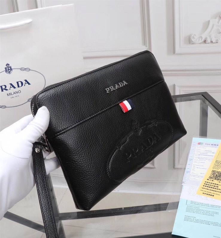 【PRADA 公式旗艦店】プラダ クラッチバッグ 当日出荷 好評に付き再入荷!28*18*3CM - 画像 (4)