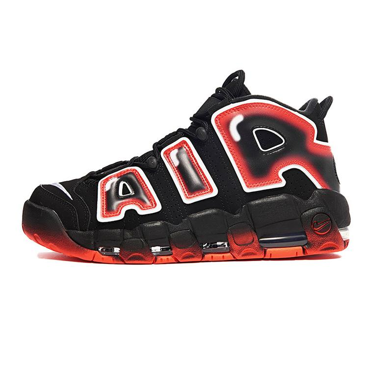 NIKE ナイキ AIR MORE UPTEMPO 'LASER CRIMSON' エア モア アップテンポ "レーサー クリムゾン" メンズ スニーカー BLACK/WHITE-LASER CRIMSON ブラック/ホワイト-レーサークリムゾン【海外展開 日本未入荷】 - 画像 (7)