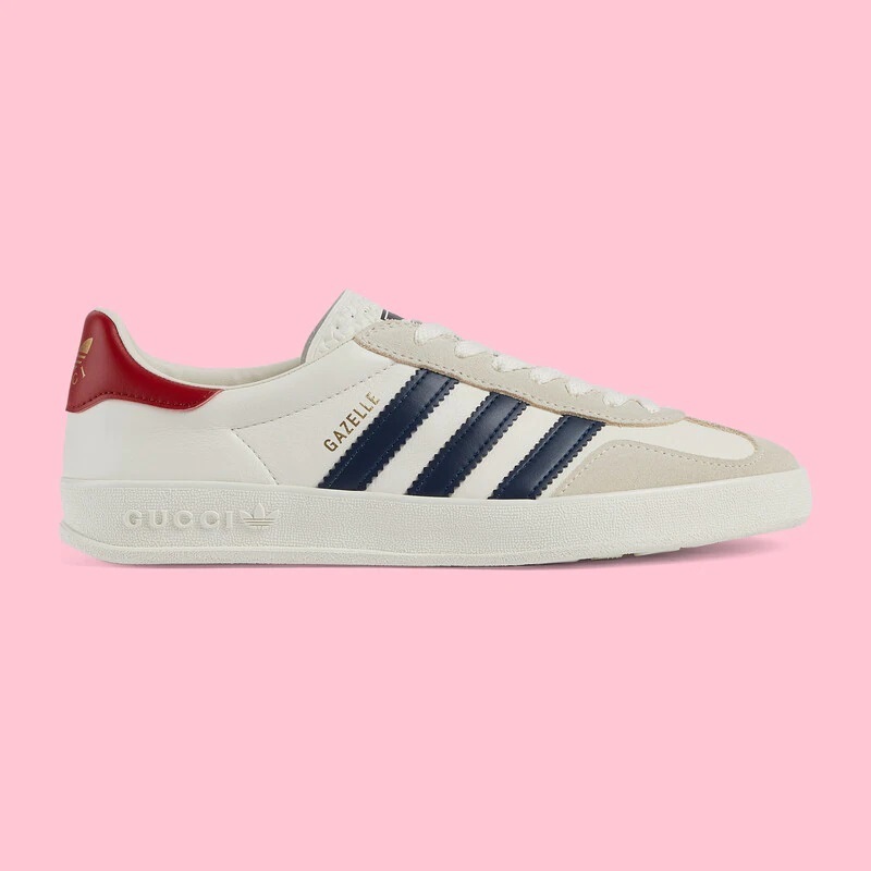 【GUCCI】× ADIDASコラボ Gazelle スニーカー(白) - 画像 (7)