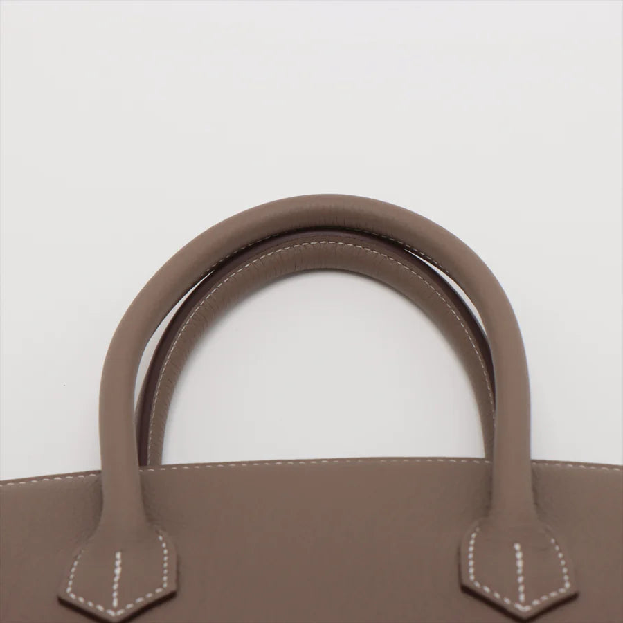 エルメス バーキン35 トゴ エトゥープ シルバー金具 - 画像 (3)