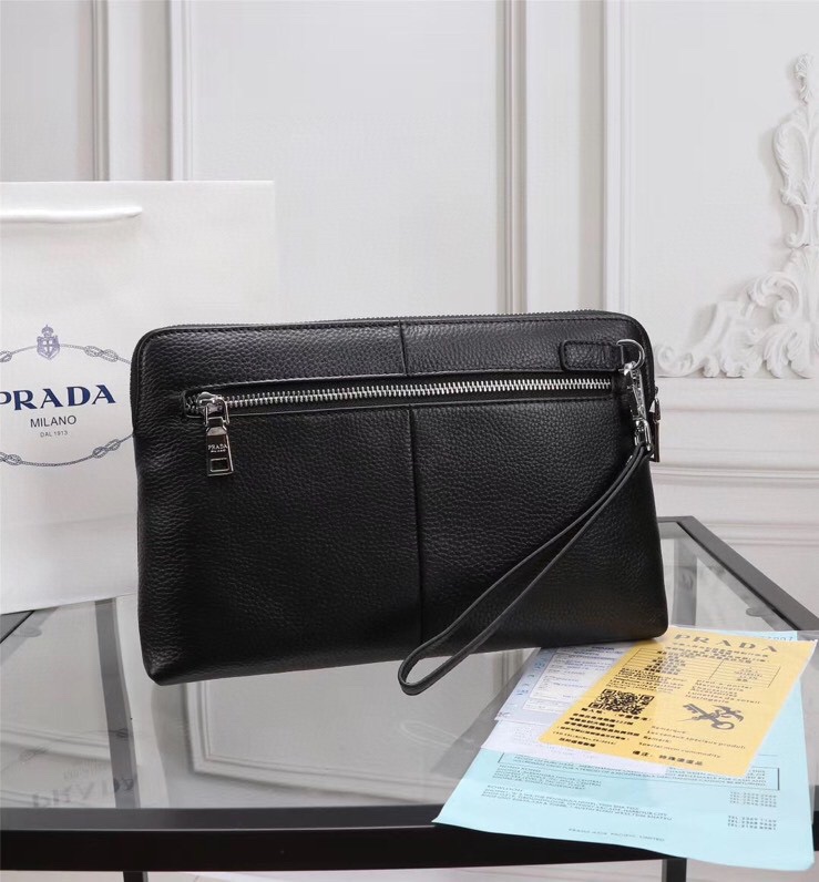 【PRADA 公式旗艦店】プラダ クラッチバッグ 当日出荷 好評に付き再入荷!28*18*3CM - 画像 (2)