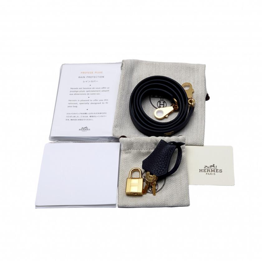 エルメス HERMES ケリー 25 トゴ ブラック イエローゴールド金具 U刻印 - 画像 (4)