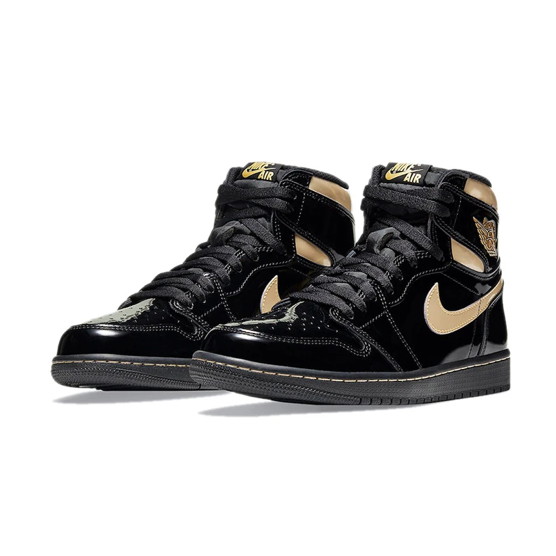 NIKE ナイキ AIR JORDAN 1 RETRO HIGH OG 'BLACK METALLIC GOLD' エア ジョーダン ワン レトロ ハイ オージー "ブラック メタリックゴールド" メンズ レディース スニーカー BLACK/BLACK-METALLIC GOLD ブラック/ブラック メタリックゴールド 【限定完売モデル】 - 画像 (3)