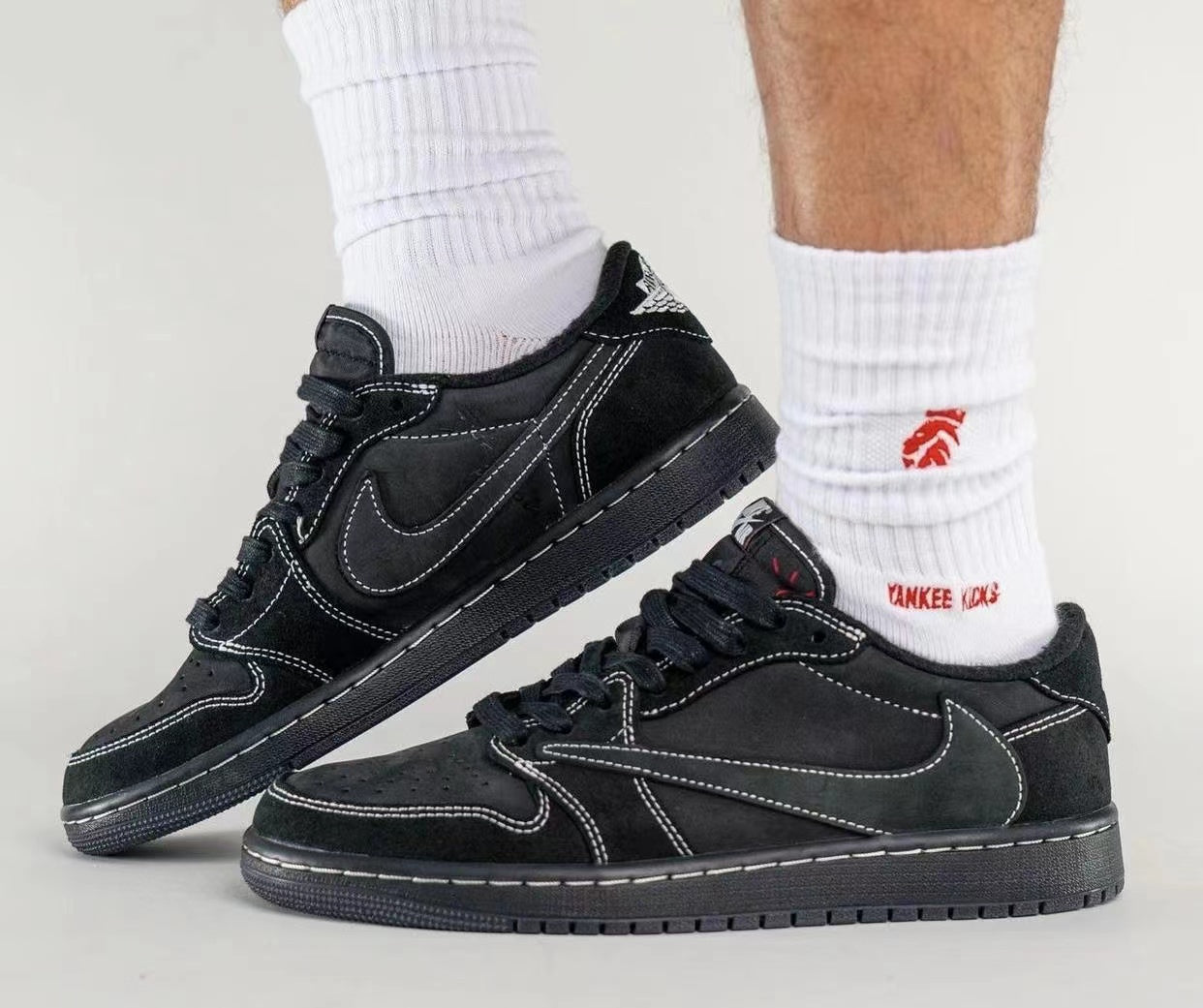 【人気急上昇で入手困難!】Travis Scott x Nike Air Jordan 1 Low OG SP"Black/Phantom"AJ1 ジョーダン世代の定番 ローカット カルチャー 多用途 カジュアル スポーツ バスケットボールシューズ - 画像 (10)
