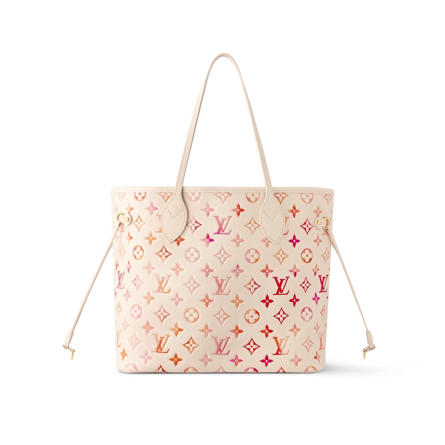 【ピンク×オレンジが可愛い♪】Louis Vuitton ネヴァーフル MM M47080 - 画像 (2)