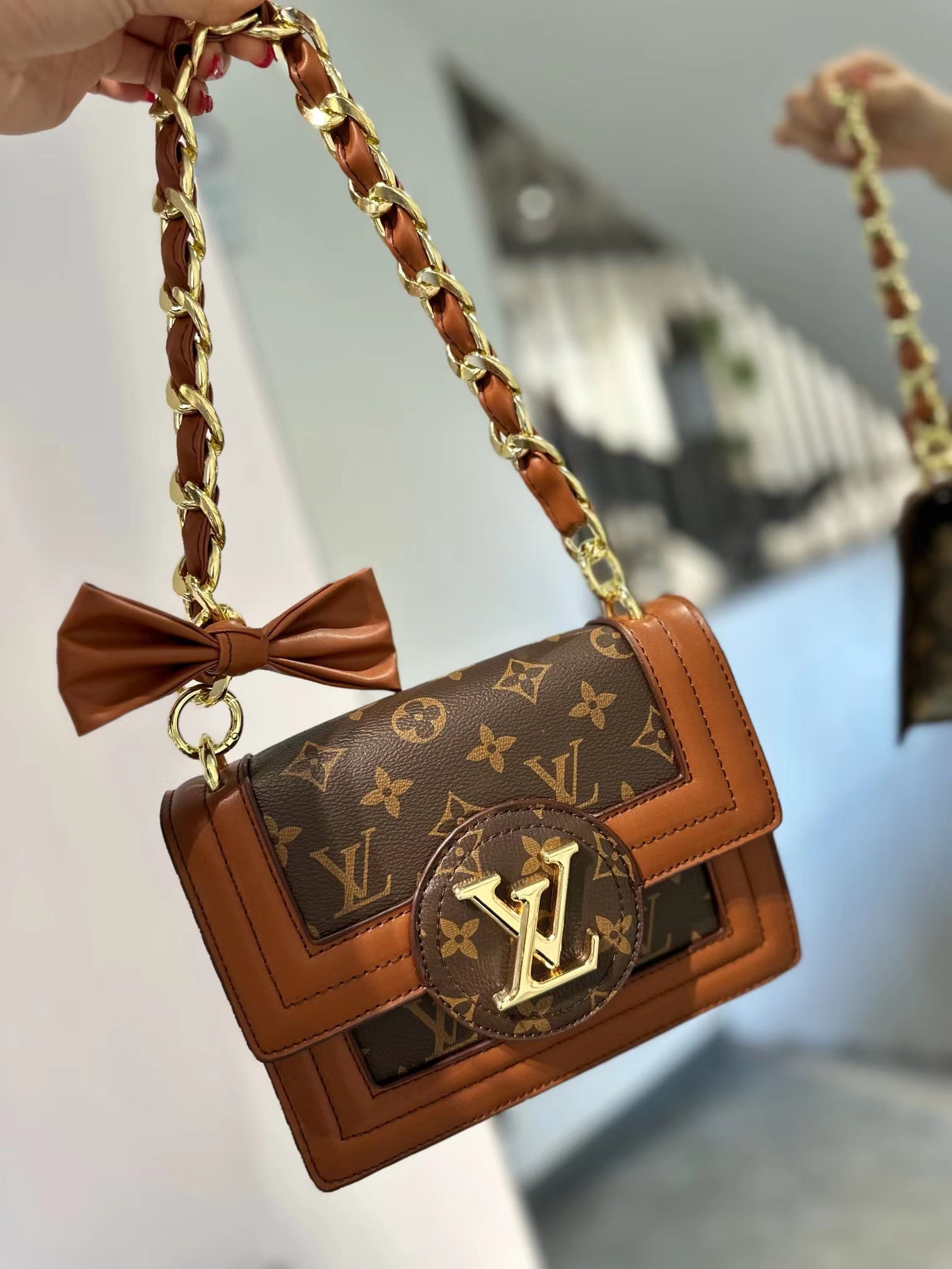 L&v メッセンジャーバッグ 社交界スタイル ぜいたく - 画像 (3)