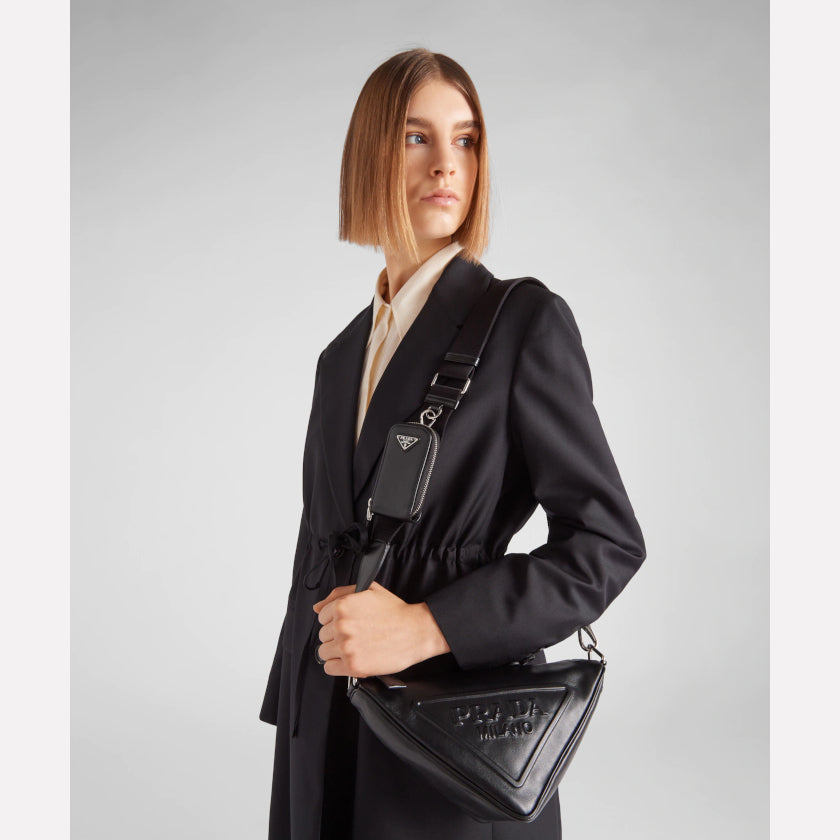 累積売上第1位☆新作☆ プラダ PRADA トライアングル レザーショルダーバッグ - 画像 (6)