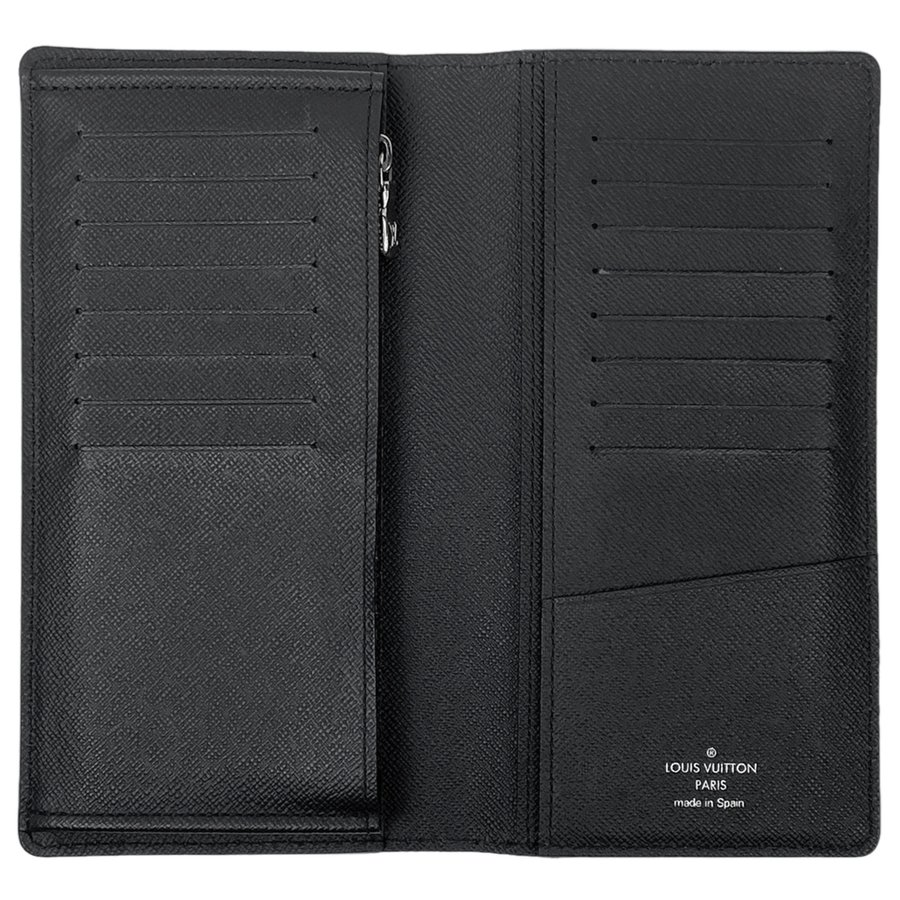 ルイヴィトン LOUIS VUITTON ポルトフォイユ ブラザ 札入れ 小銭入れ 二つ折り シュプリーム SUPREME 長財布 エピ ノワール(ブラック) M67721 - 画像 (11)