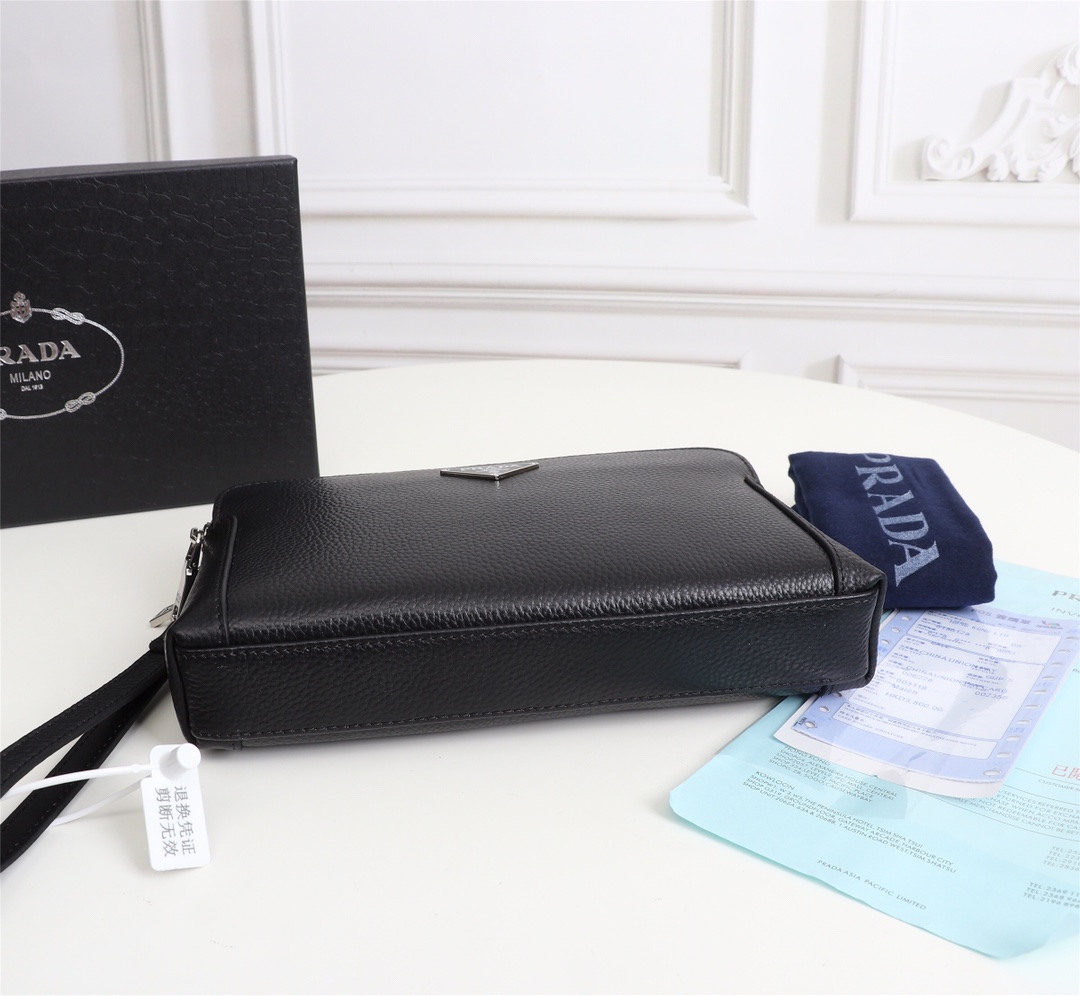 【PRADA 公式 旗艦店】プラダ クラッチバッグ当日出荷 好評に付き再入荷!24*14*5CM - 画像 (4)