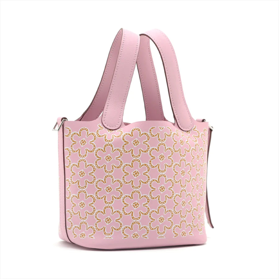 エルメス ピコタンロック ミクロ ラッキーデイジー スイフト モーヴシルベストル シルバー金具 - 画像 (3)