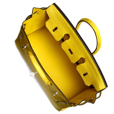 エルメス バーキン 25 シルバーバックル - 画像 (3)