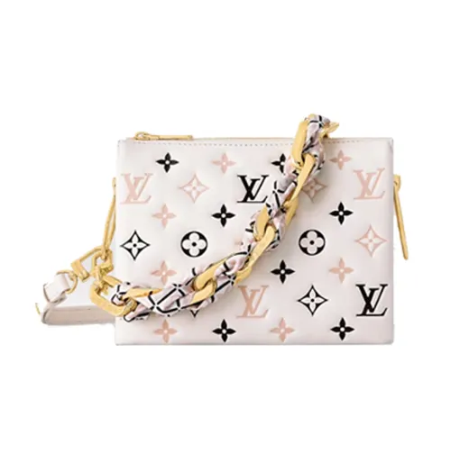 【LOUIS VUITTON】LV2023新品COUSSIN BB ショルダーバッグ斜め掛けバッグゴールドチェーン - 画像 (2)