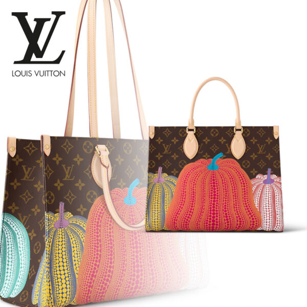 国内発送【LOUIS VUITTON】草間彌生◆LV × YK オンザゴー MM