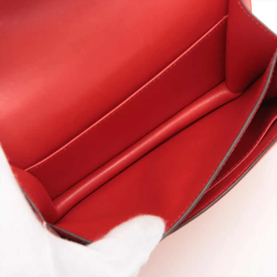 エルメス コンスタンス3 ミニ18 ヴォーエプソン ルージュクー ゴールド金具 - 画像 (6)