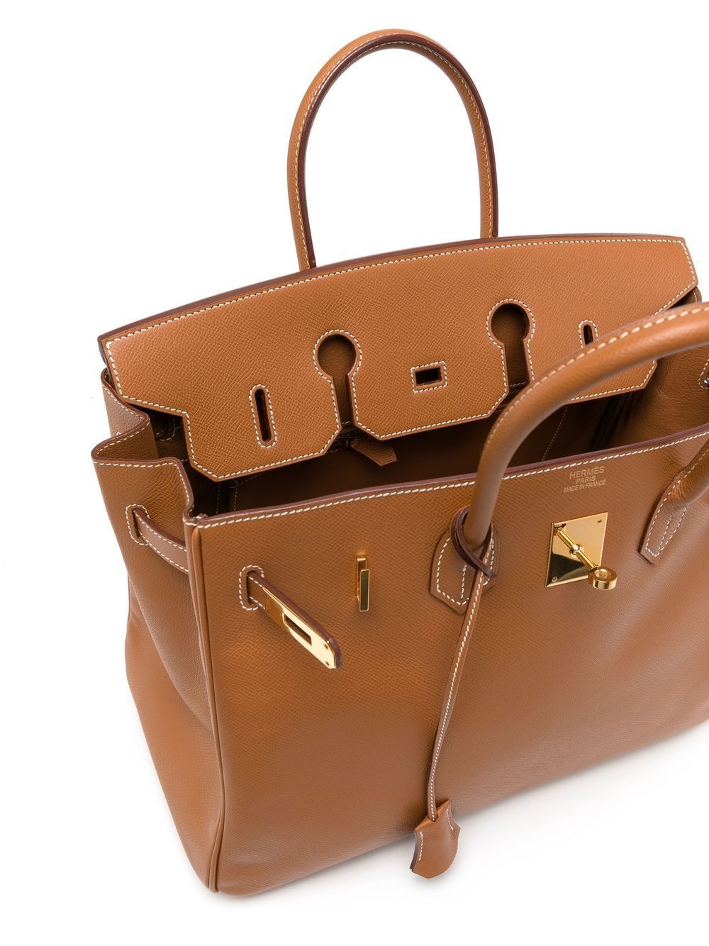 HERMES Birkin 30 トーゴ・ゴールド - 画像 (4)