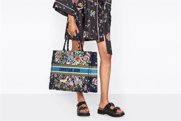 DIOR BOOK TOTE バッグ D-Constellation エンブロイダリー (42 x 35 x 18.5 cm) - 画像 (6)