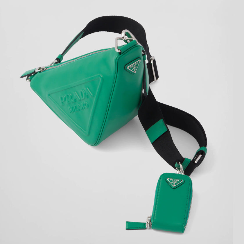 累積売上第1位☆新作☆ プラダ PRADA トライアングル レザーショルダーバッグ - 画像 (14)
