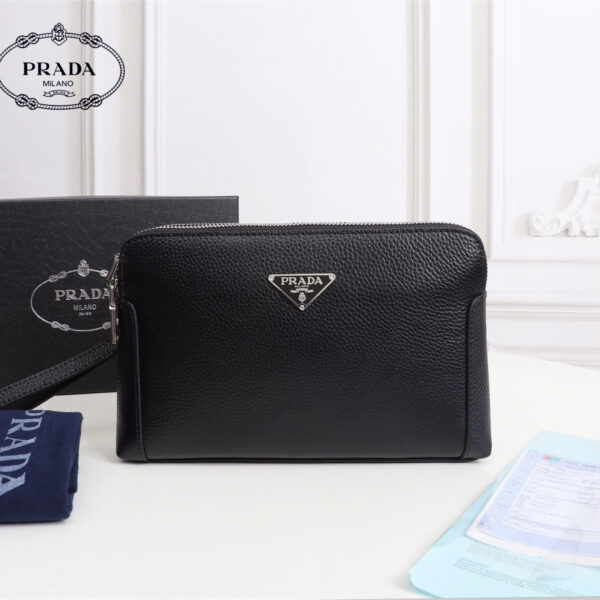 【PRADA 公式 旗艦店】プラダ クラッチバッグ当日出荷 好評に付き再入荷!24*14*5CM