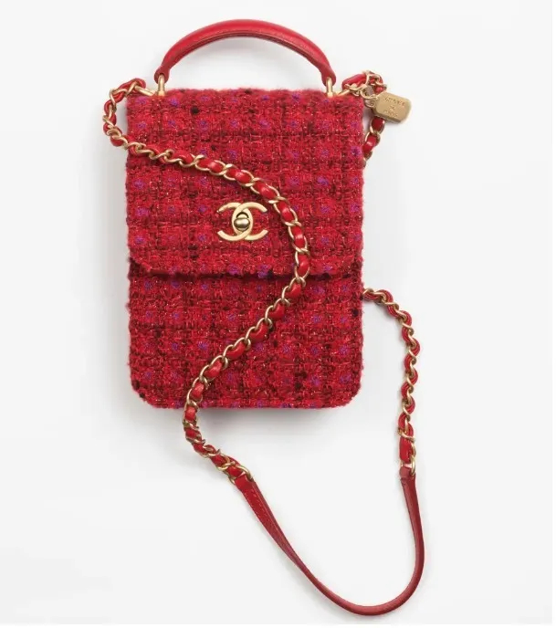 ツイードがかわいい★ 【CHANEL】ハンドルツイードバック - 画像 (2)