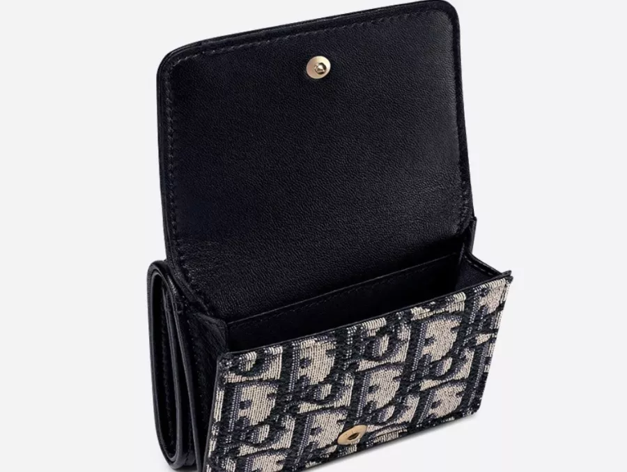 【DIOR】ディオール オブリーク 30 MONTAIGNE コンパクト財布 - 画像 (4)