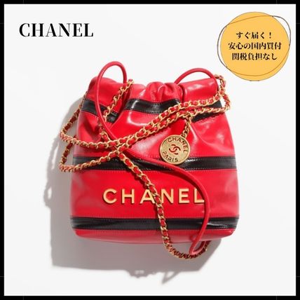 【24SS新作♪ボーダーがお洒落】CHANEL 22 ミニ ハンドバッグ
