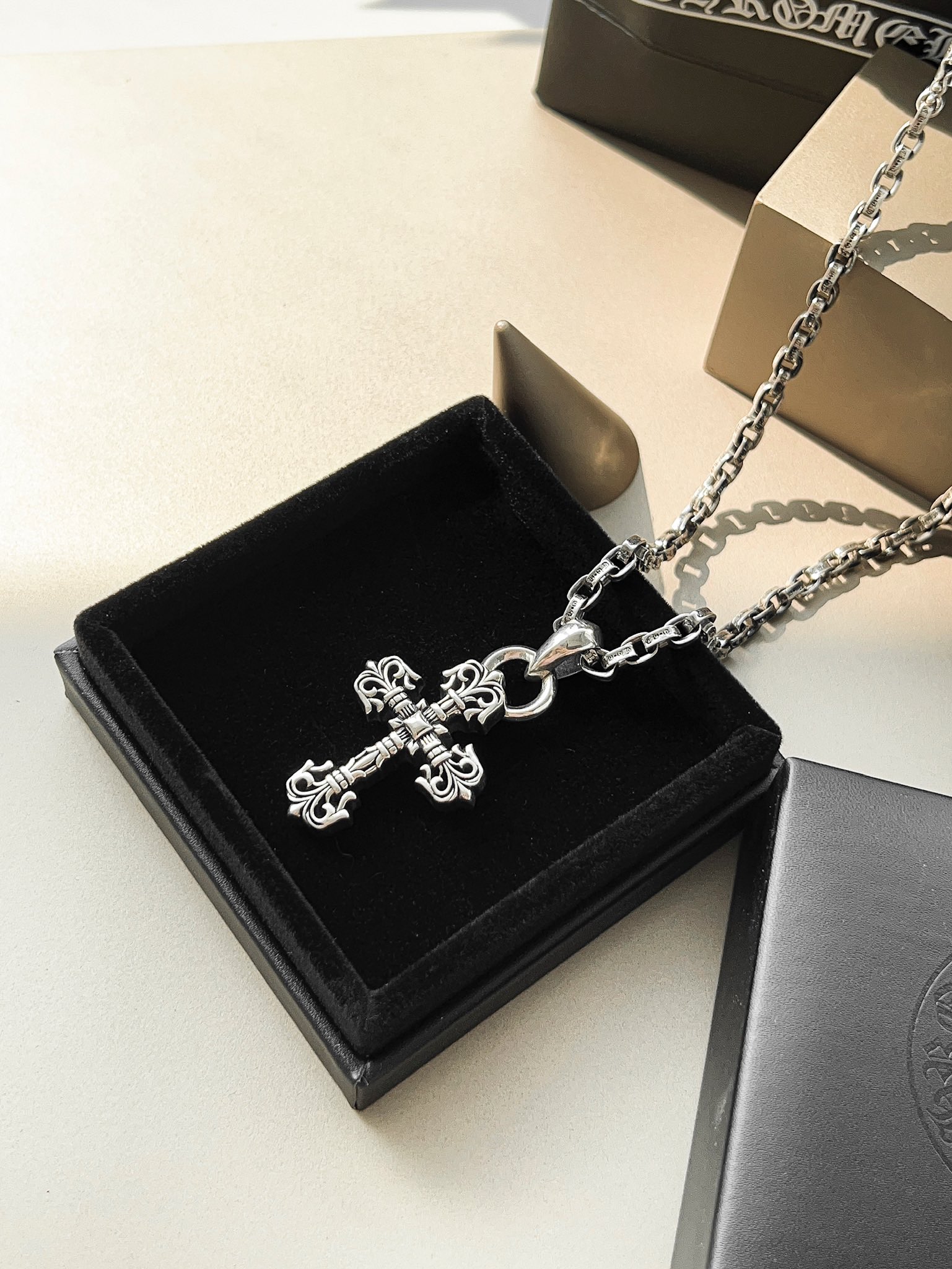 NEW【Chrome Hearts】ネックレス、新しいネックレス万能シンプルファッションオーナメント - 画像 (5)